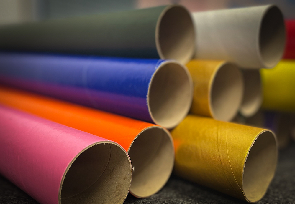 Coloured postal tubes – choose the exact Pantone colour for your poster mailing tubes.